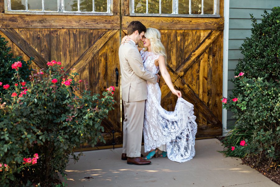 Colorful Southern Farm Wedding Inspiration via TheELD.com