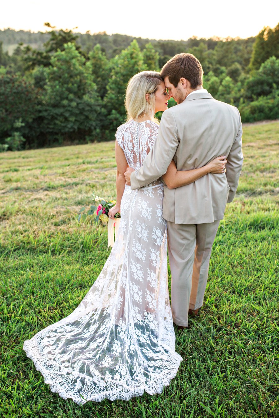 Colorful Southern Farm Wedding Inspiration via TheELD.com