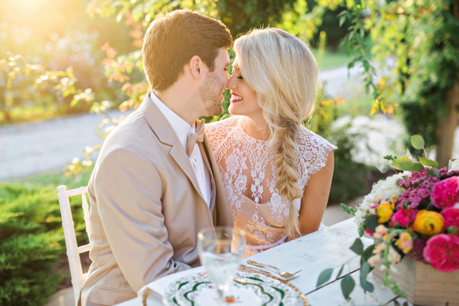 Colorful Southern Farm Wedding Inspiration via TheELD.com