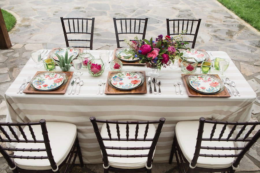 Colorful Modern Fiesta Inspired Wedding Ideas via TheELD.com