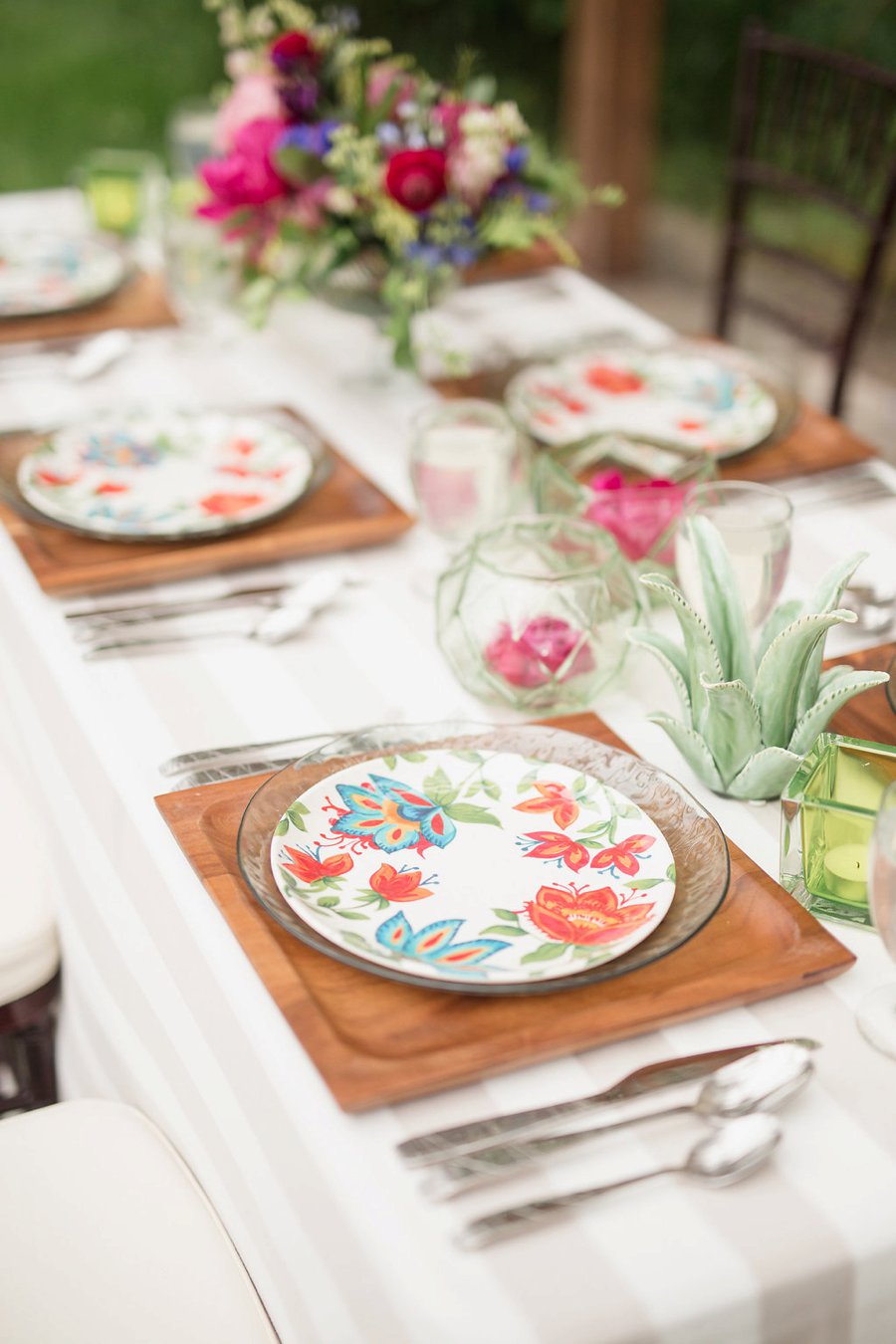 Colorful Modern Fiesta Inspired Wedding Ideas via TheELD.com