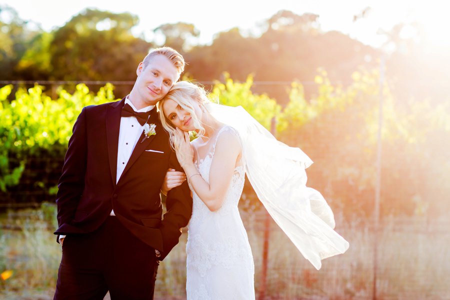 Dusty Blue & Ivory California Vineyard Wedding via TheELD.com