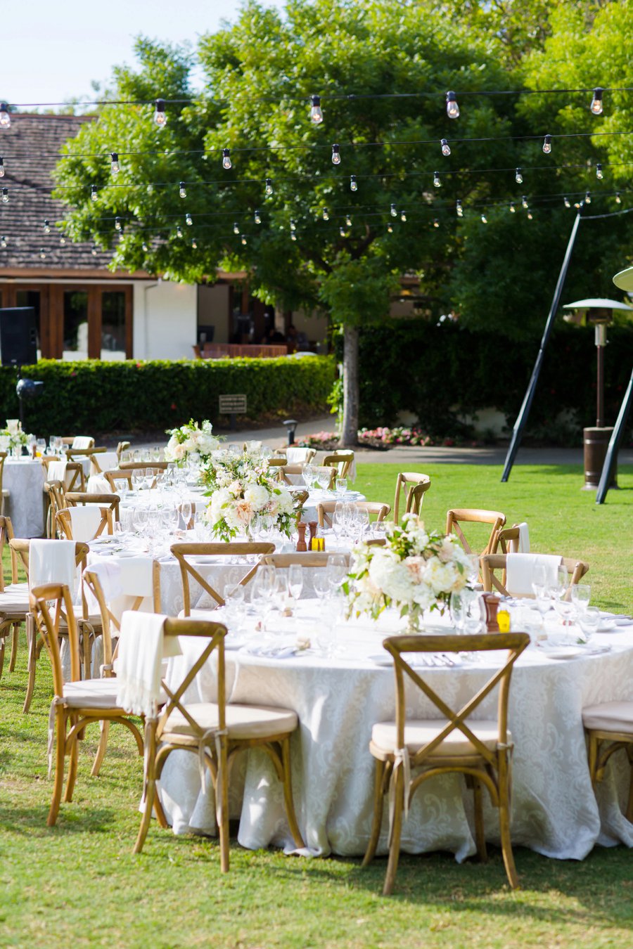 Dusty Blue & Ivory California Vineyard Wedding via TheELD.com