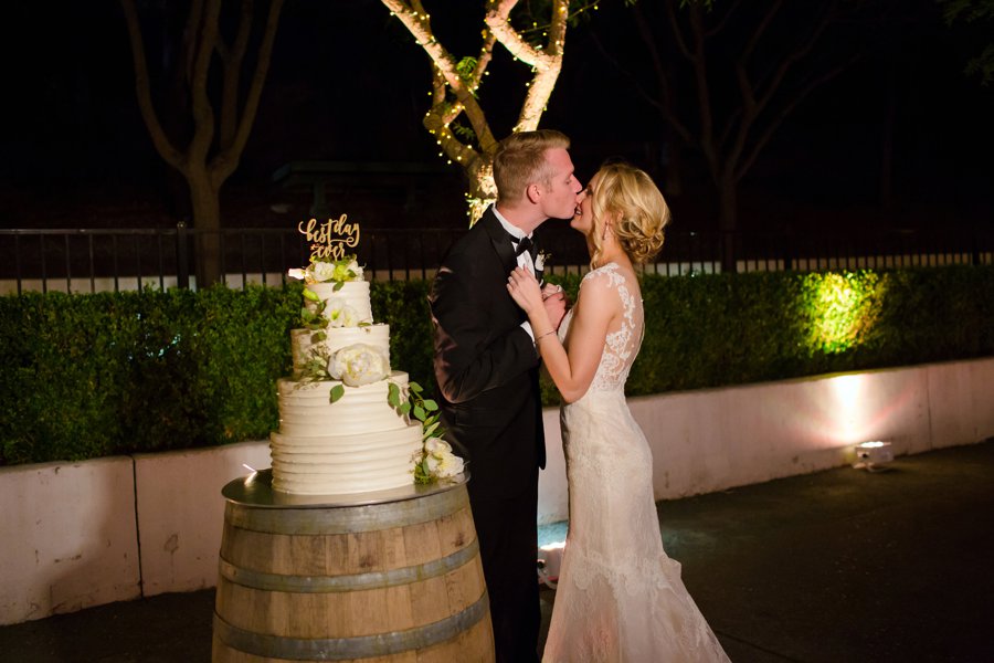 Dusty Blue & Ivory California Vineyard Wedding via TheELD.com