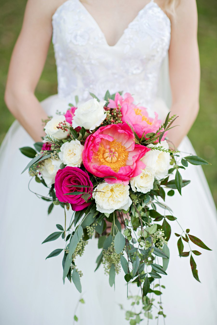 A Pink and Blue Intimate Rustic Florida Wedding via TheELD.com