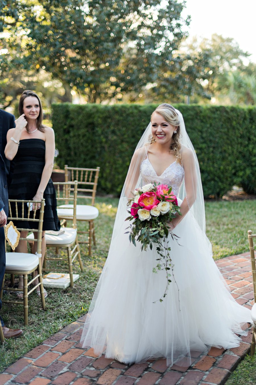 A Pink and Blue Intimate Rustic Florida Wedding via TheELD.com