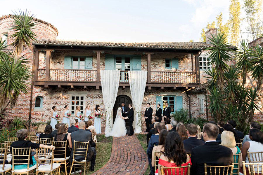 A Pink and Blue Intimate Rustic Florida Wedding via TheELD.com