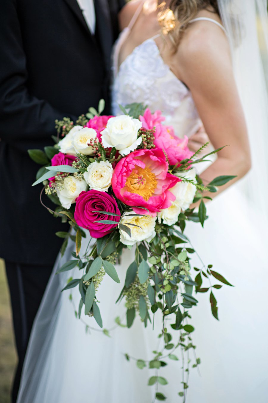 A Pink and Blue Intimate Rustic Florida Wedding via TheELD.com