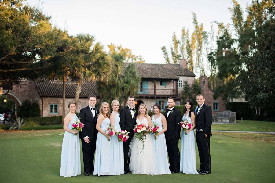 A Pink and Blue Intimate Rustic Florida Wedding via TheELD.com