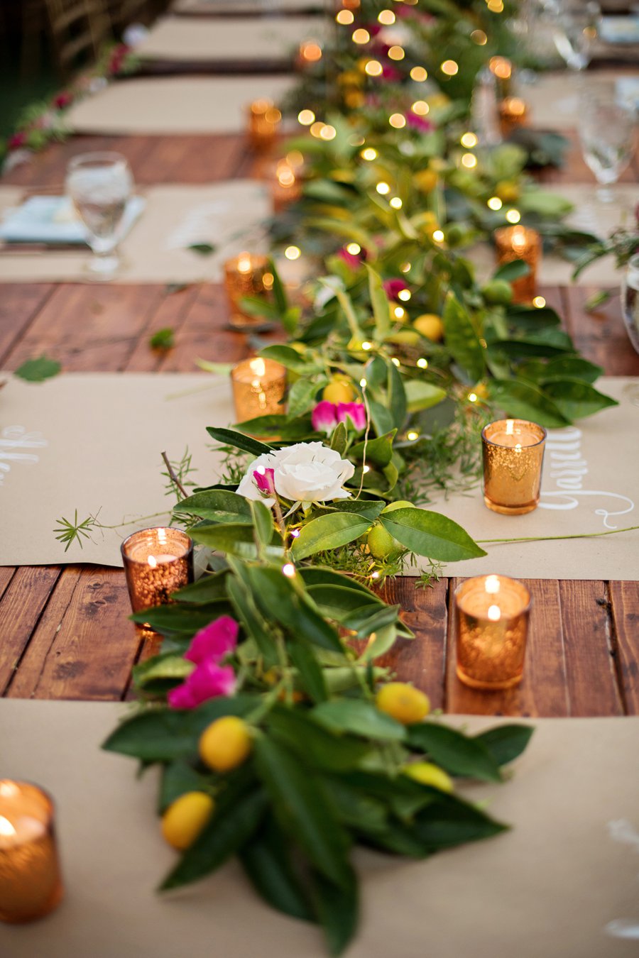 A Pink and Blue Intimate Rustic Florida Wedding via TheELD.com