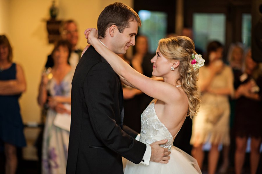 A Pink and Blue Intimate Rustic Florida Wedding via TheELD.com