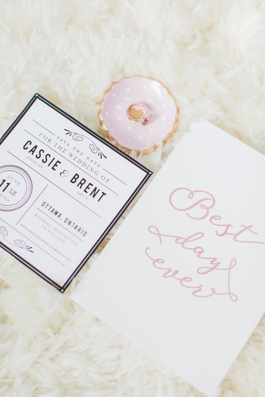 Bright Berry Toned Canadian Brewery Wedding via TheELD.com