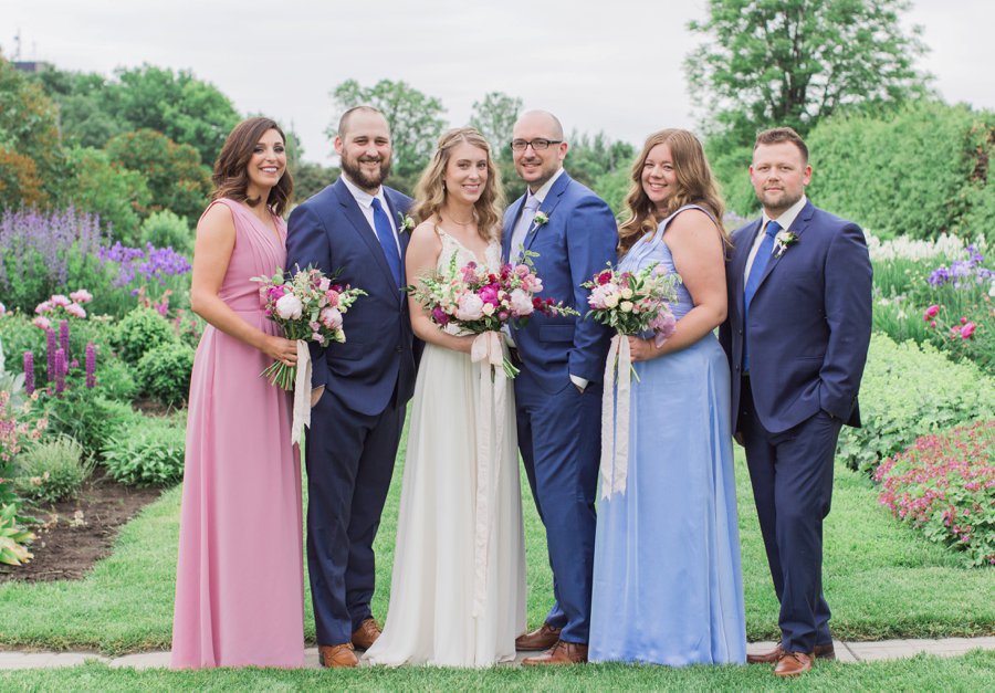 Bright Berry Toned Canadian Brewery Wedding via TheELD.com