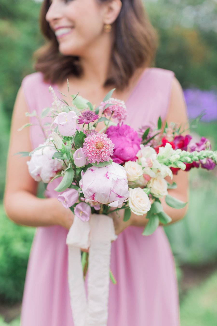 Bright Berry Toned Canadian Brewery Wedding via TheELD.com