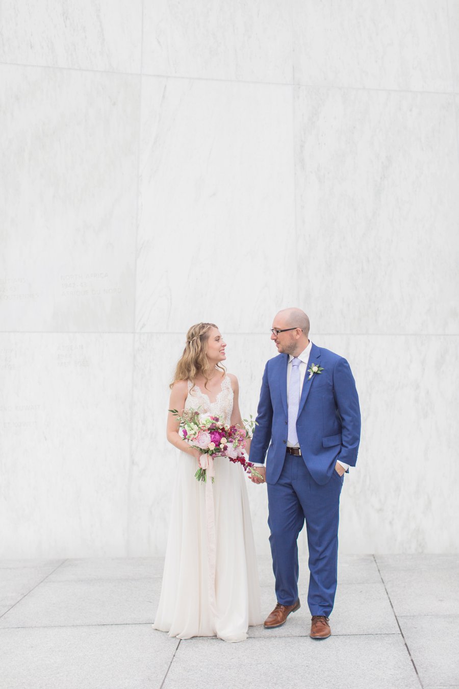 Bright Berry Toned Canadian Brewery Wedding via TheELD.com