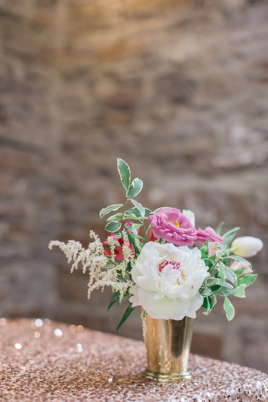 Bright Berry Toned Canadian Brewery Wedding via TheELD.com