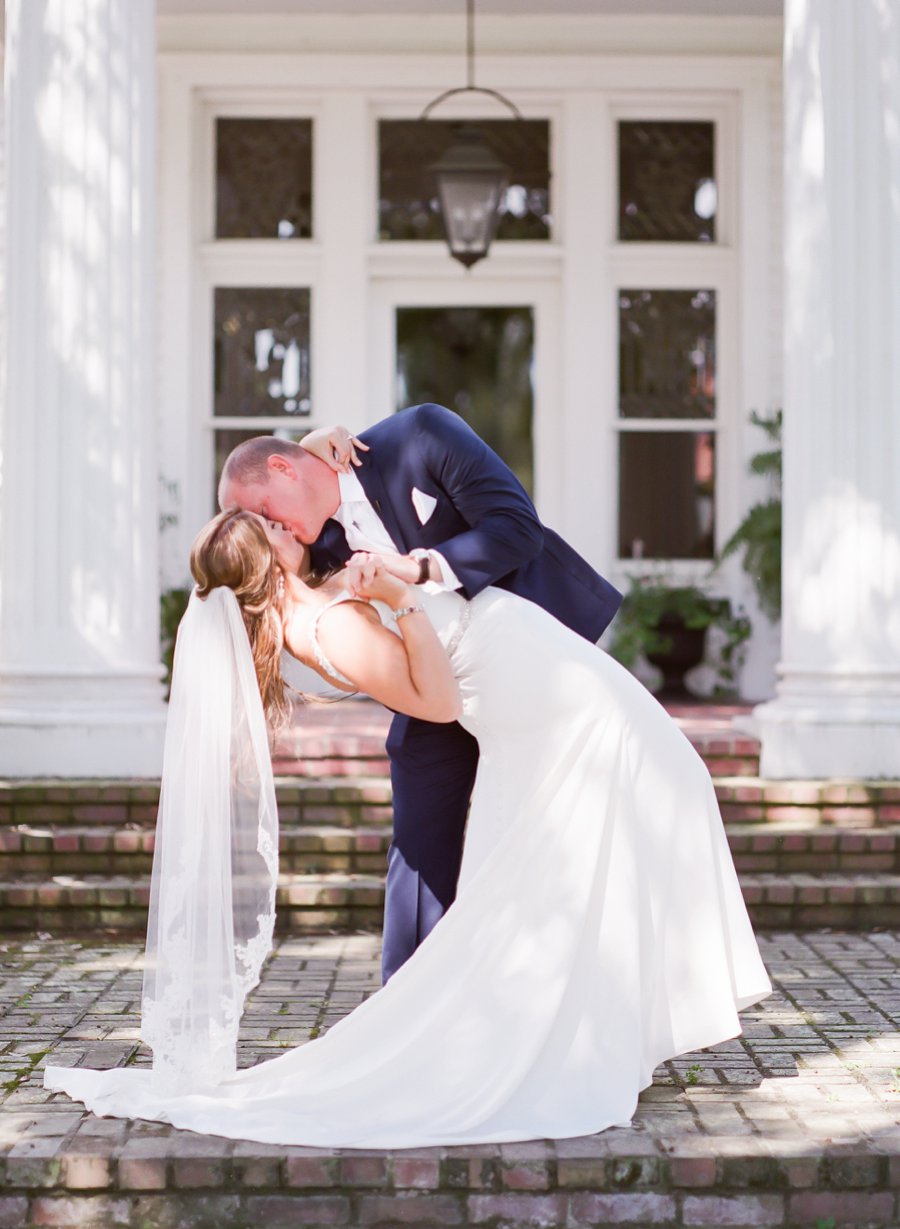 Romantic Red, Pink, and Lavender Mississippi Wedding via TheELD.com