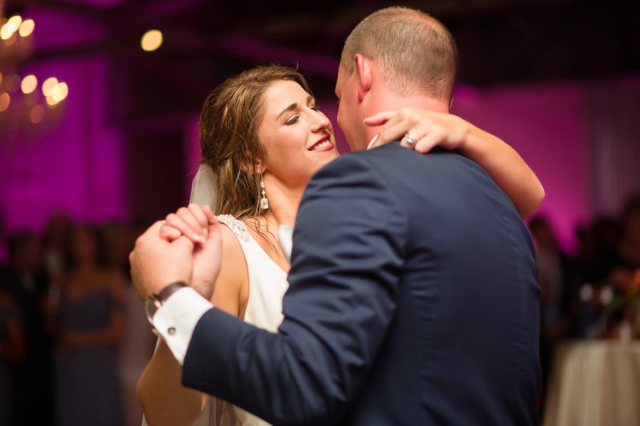 Romantic Red, Pink, and Lavender Mississippi Wedding via TheELD.com