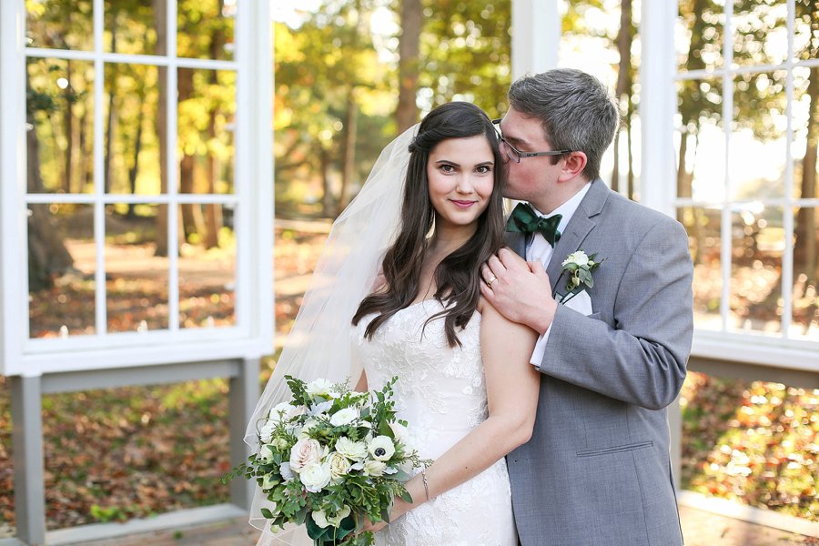 Green and White Rustic Virginia Wedding via TheELD.com