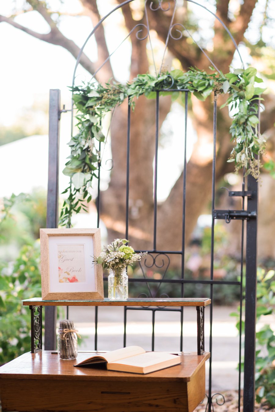 Lavender & Green Vintage Backyard Wedding via TheELD.com