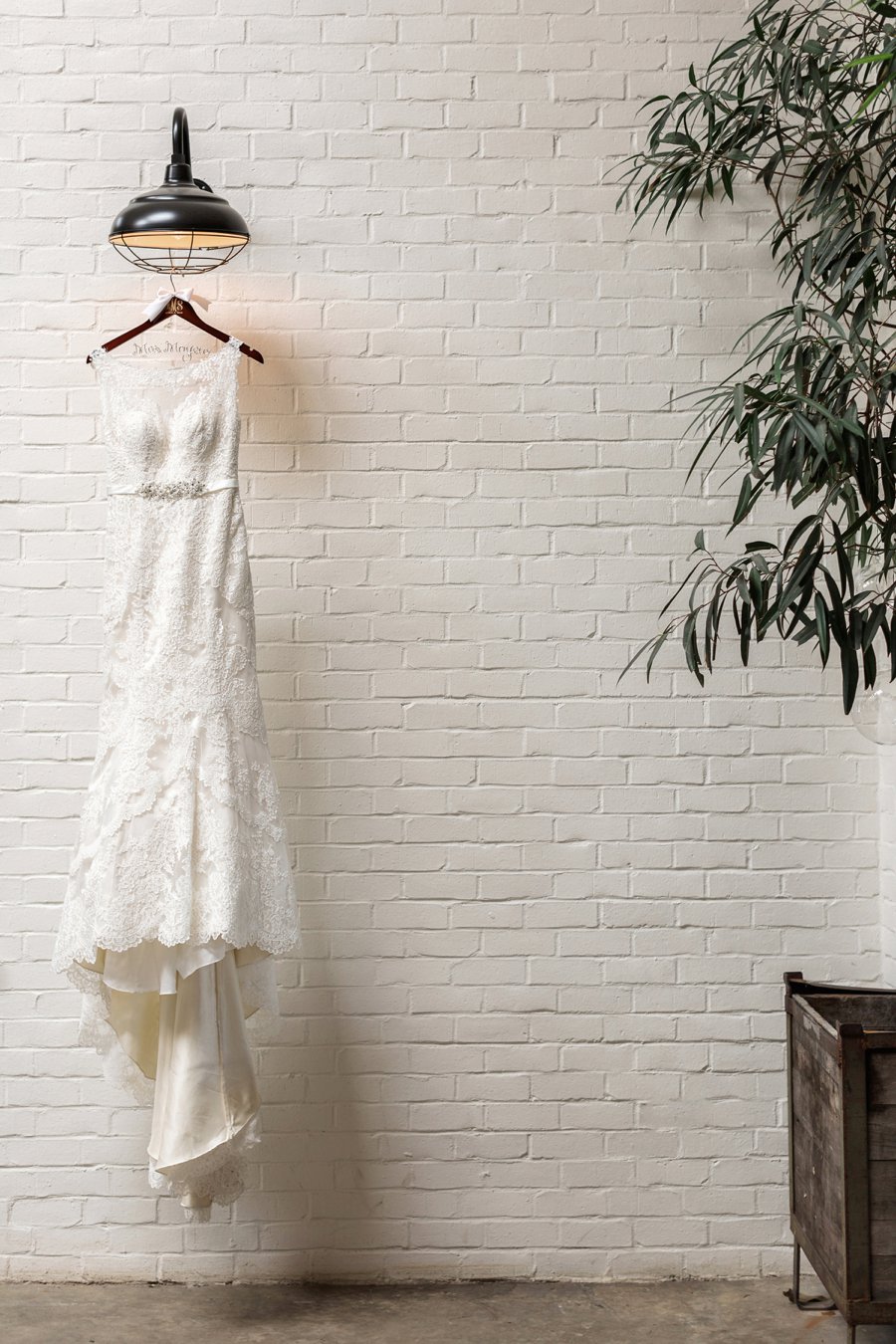 Blush and Green Industrial Atlanta Wedding via TheELD.com