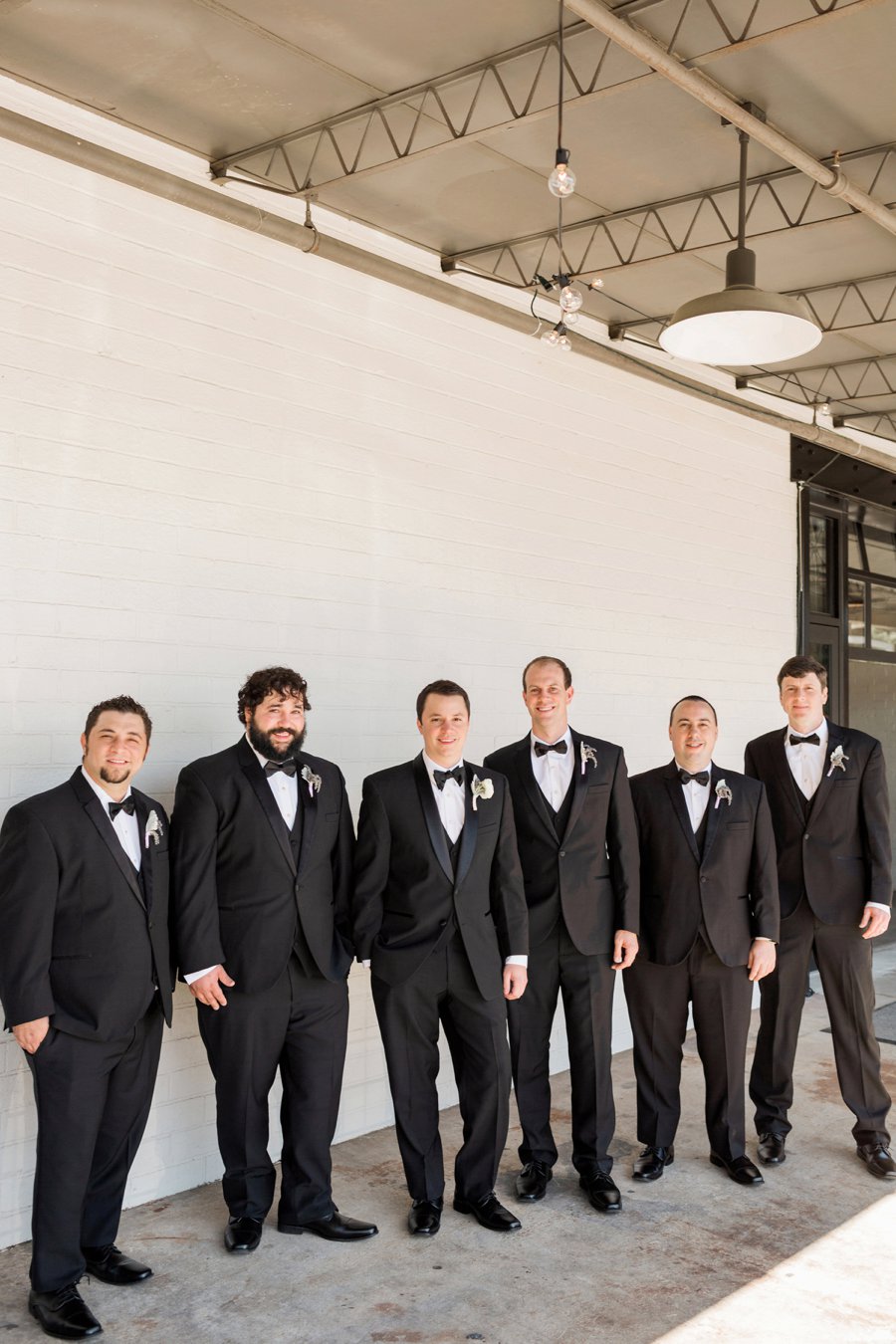 Blush and Green Industrial Atlanta Wedding via TheELD.com