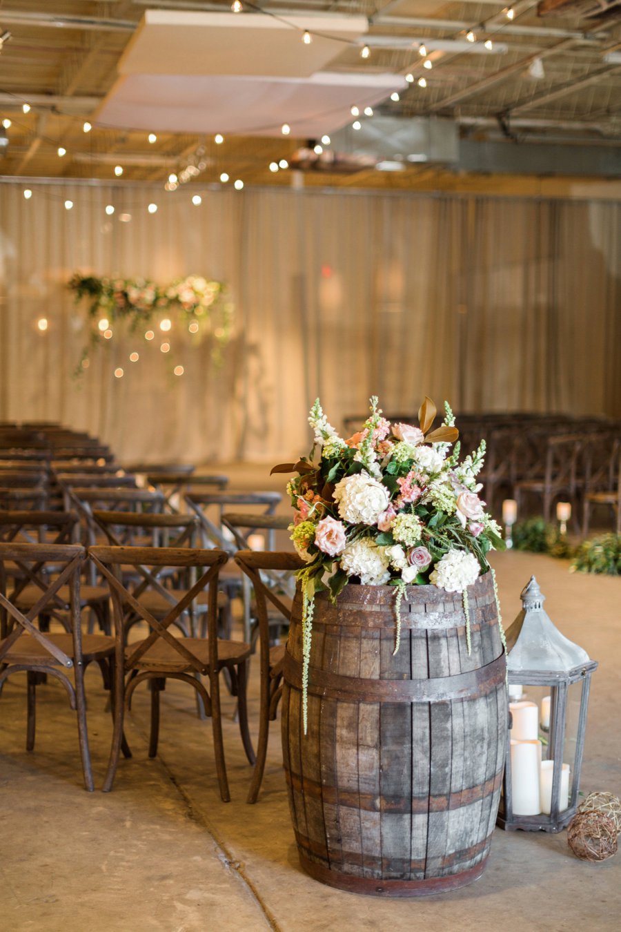 Blush and Green Industrial Atlanta Wedding via TheELD.com