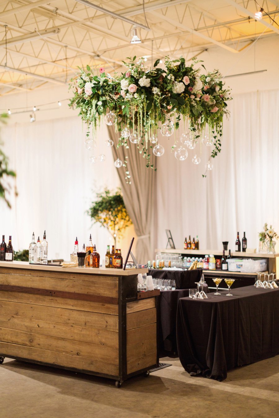 Blush and Green Industrial Atlanta Wedding via TheELD.com