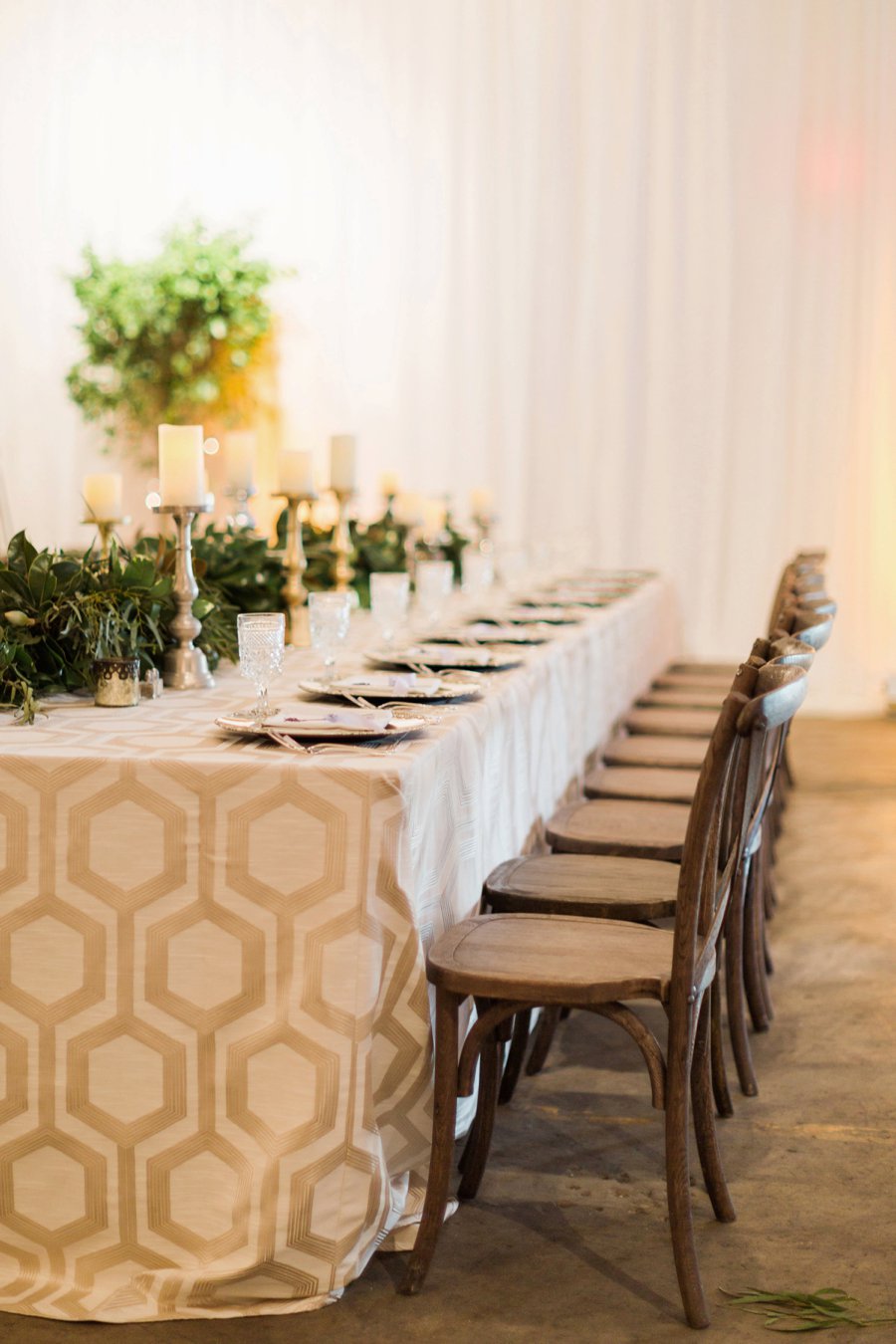 Blush and Green Industrial Atlanta Wedding via TheELD.com