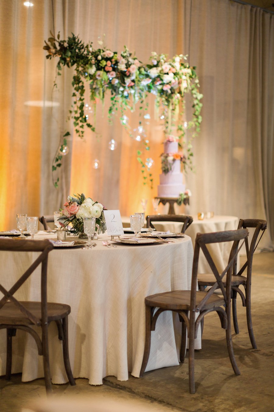 Blush and Green Industrial Atlanta Wedding via TheELD.com