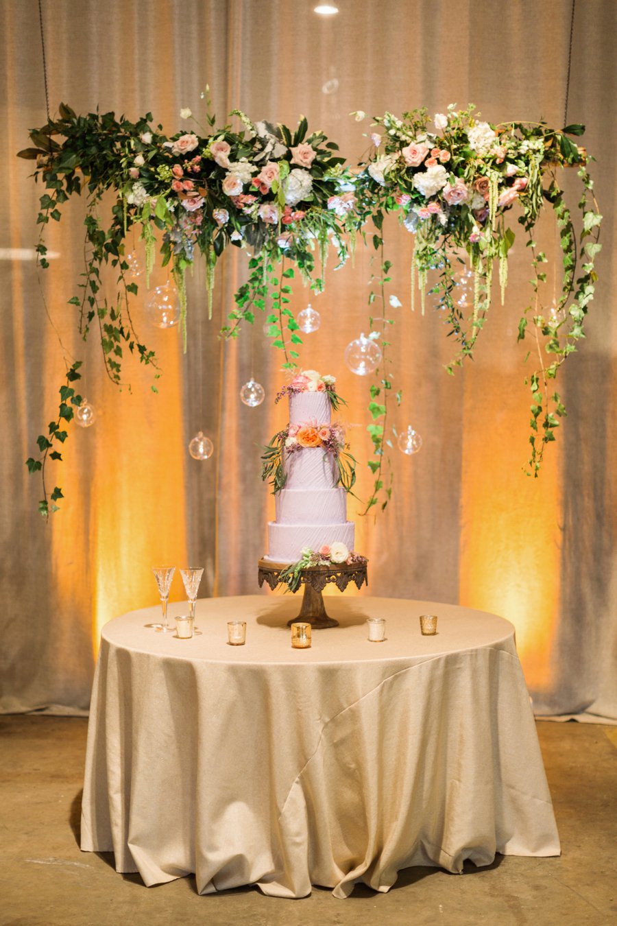 Blush and Green Industrial Atlanta Wedding via TheELD.com