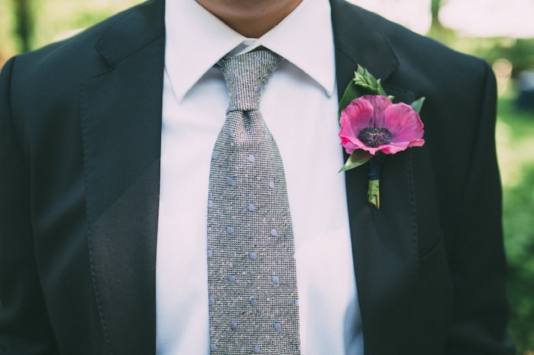 A Colorful Backyard Bohemian Wedding via TheELD.com