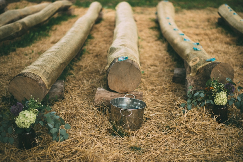 A Colorful Backyard Bohemian Wedding via TheELD.com