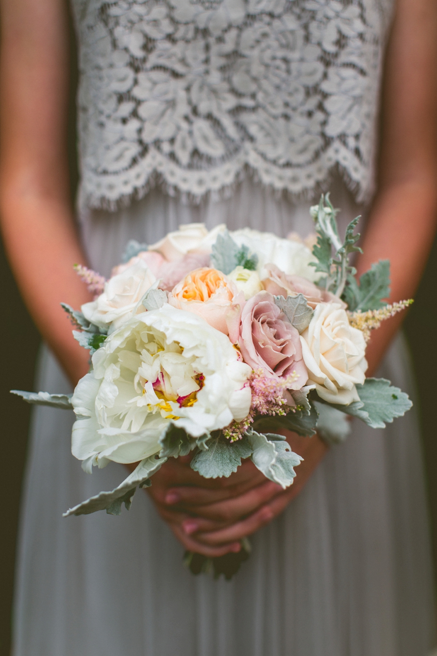 Romantic Pink & White Southern Wedding via TheELD.com