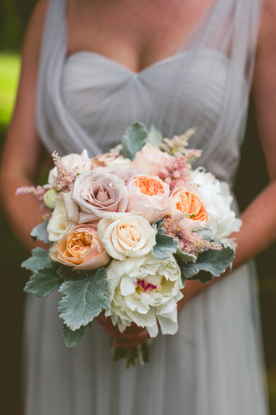 Romantic Pink & White Southern Wedding via TheELD.com