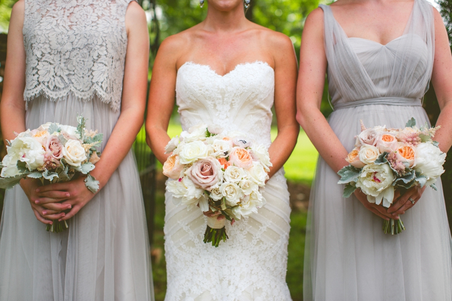 Romantic Pink & White Southern Wedding via TheELD.com