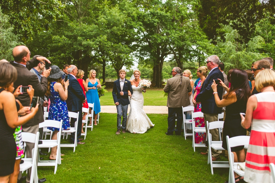 Romantic Pink & White Southern Wedding via TheELD.com