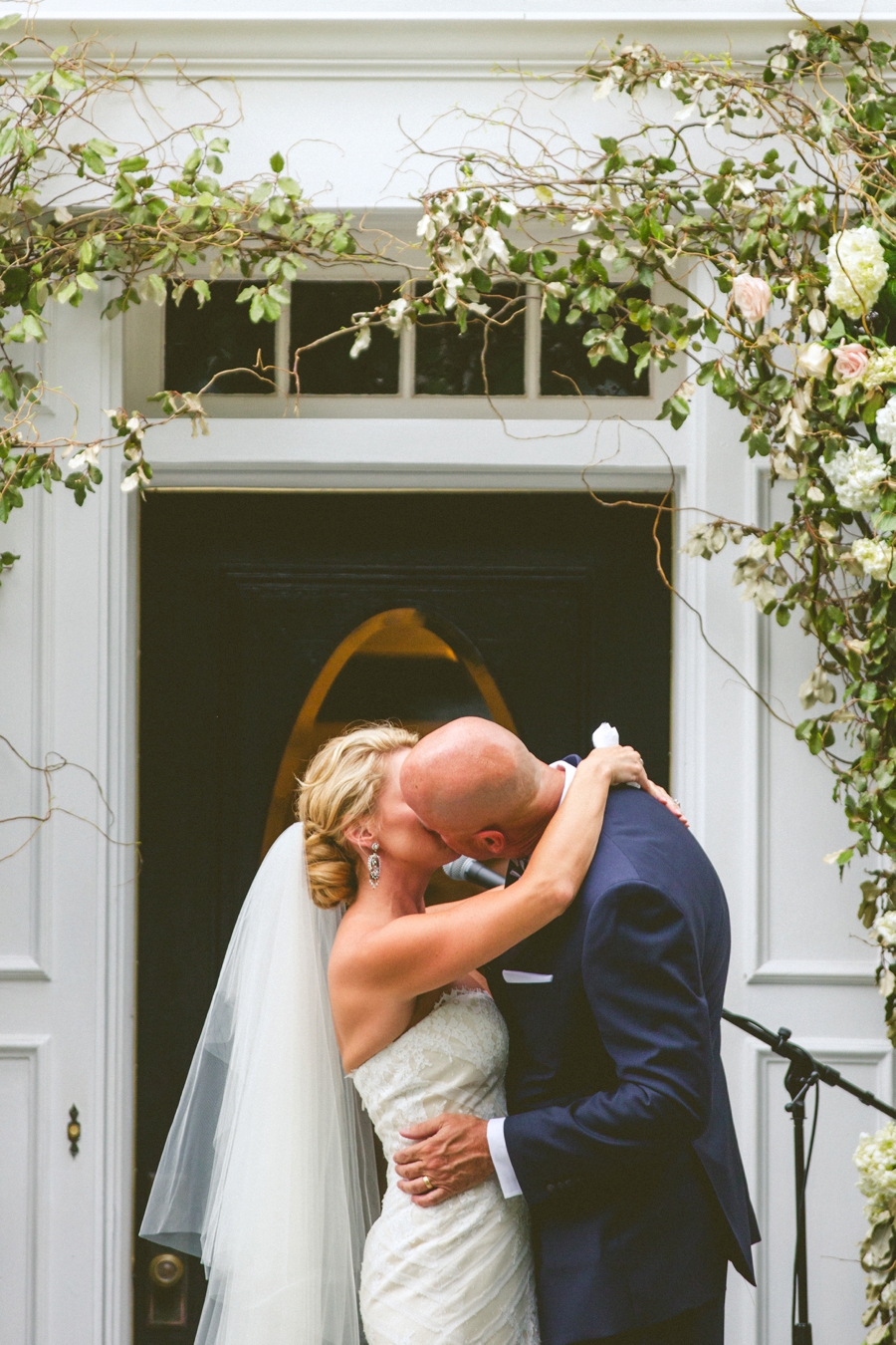 Romantic Pink & White Southern Wedding via TheELD.com