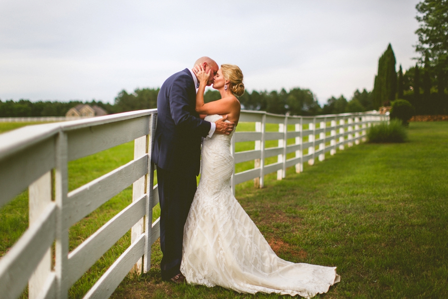 Romantic Pink & White Southern Wedding via TheELD.com