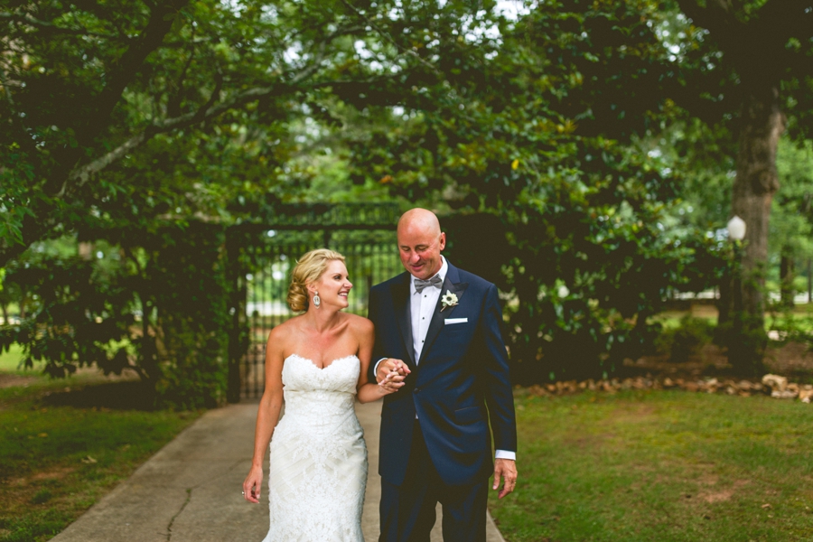 Romantic Pink & White Southern Wedding via TheELD.com