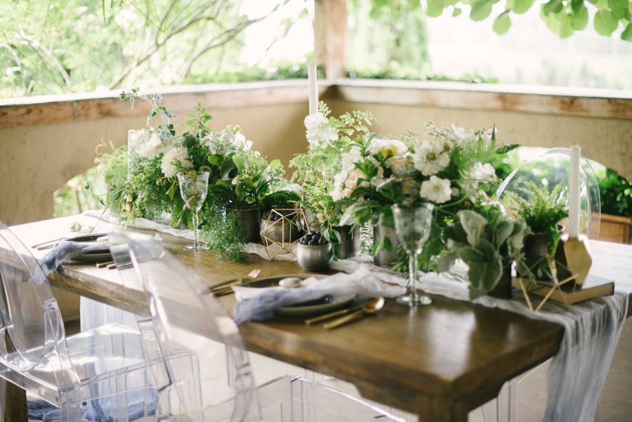 Modern Organic Wedding Inspiration via TheELD.com