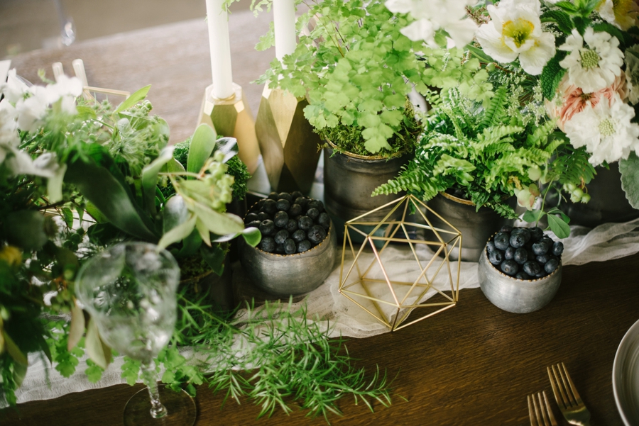 Modern Organic Wedding Inspiration via TheELD.com