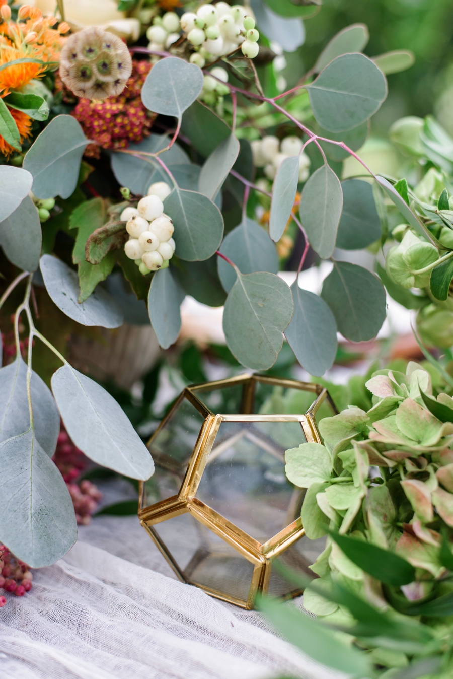 Marigold & Blue Boho Industrial Wedding Inspiration via TheELD.com