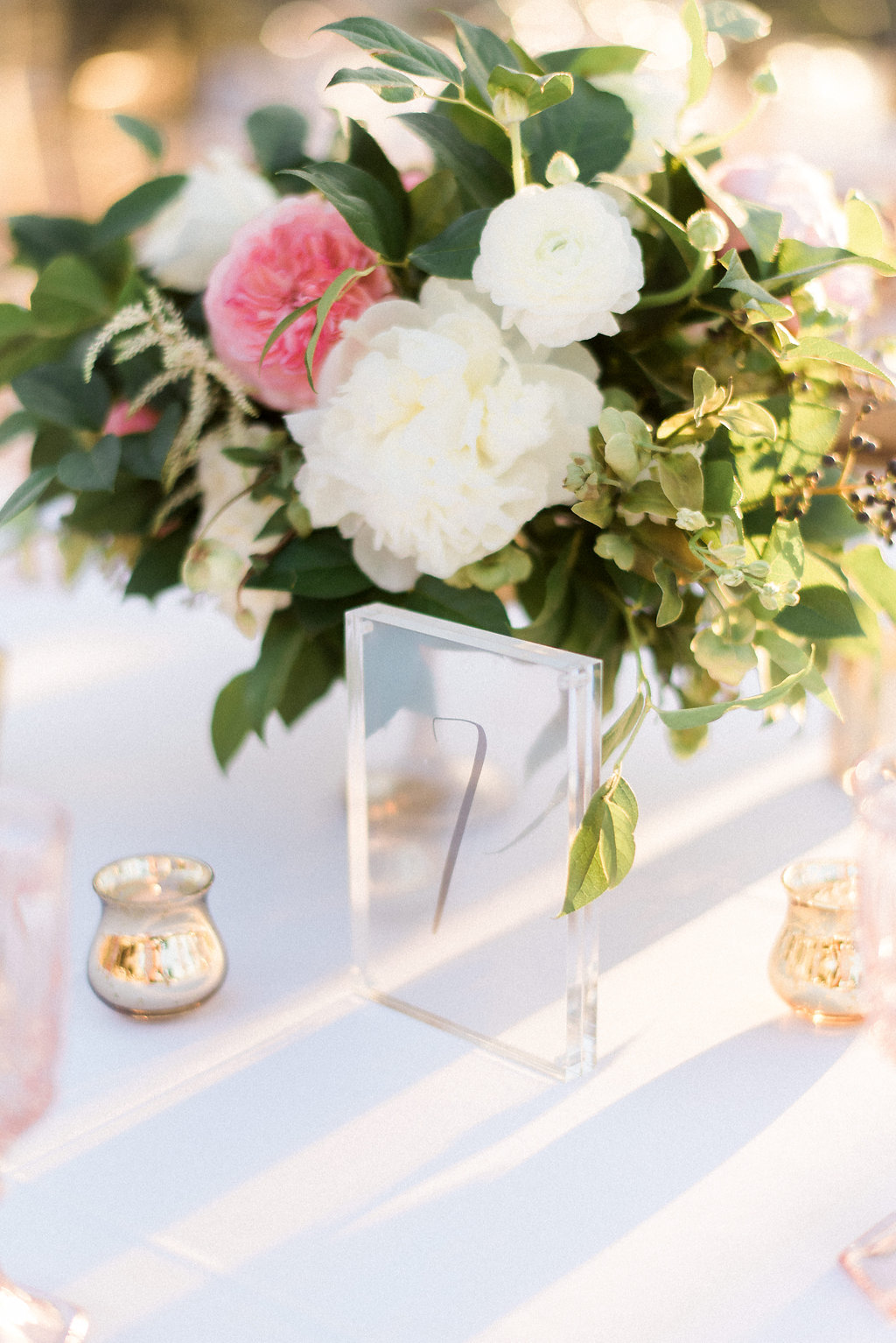 Modern Elegant Blush & Gold Florida Wedding via TheELD.com