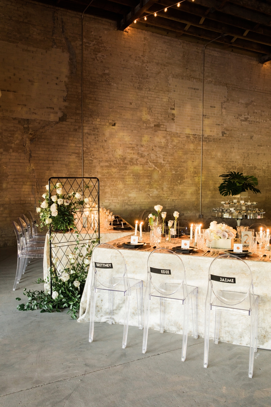 Modern Industrial Chic Wedding Inspiration via TheELD.com