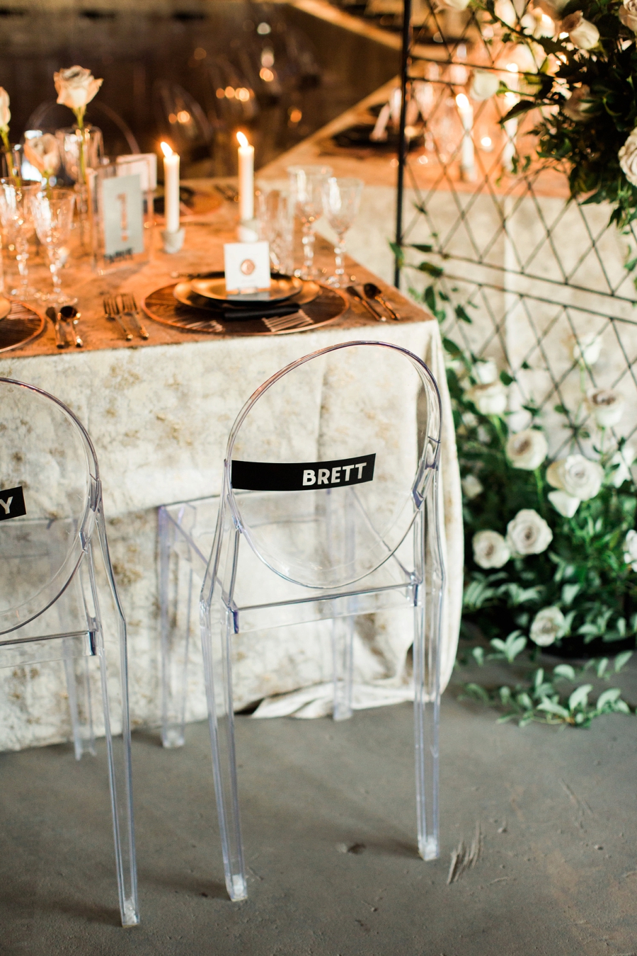 Modern Industrial Chic Wedding Inspiration via TheELD.com