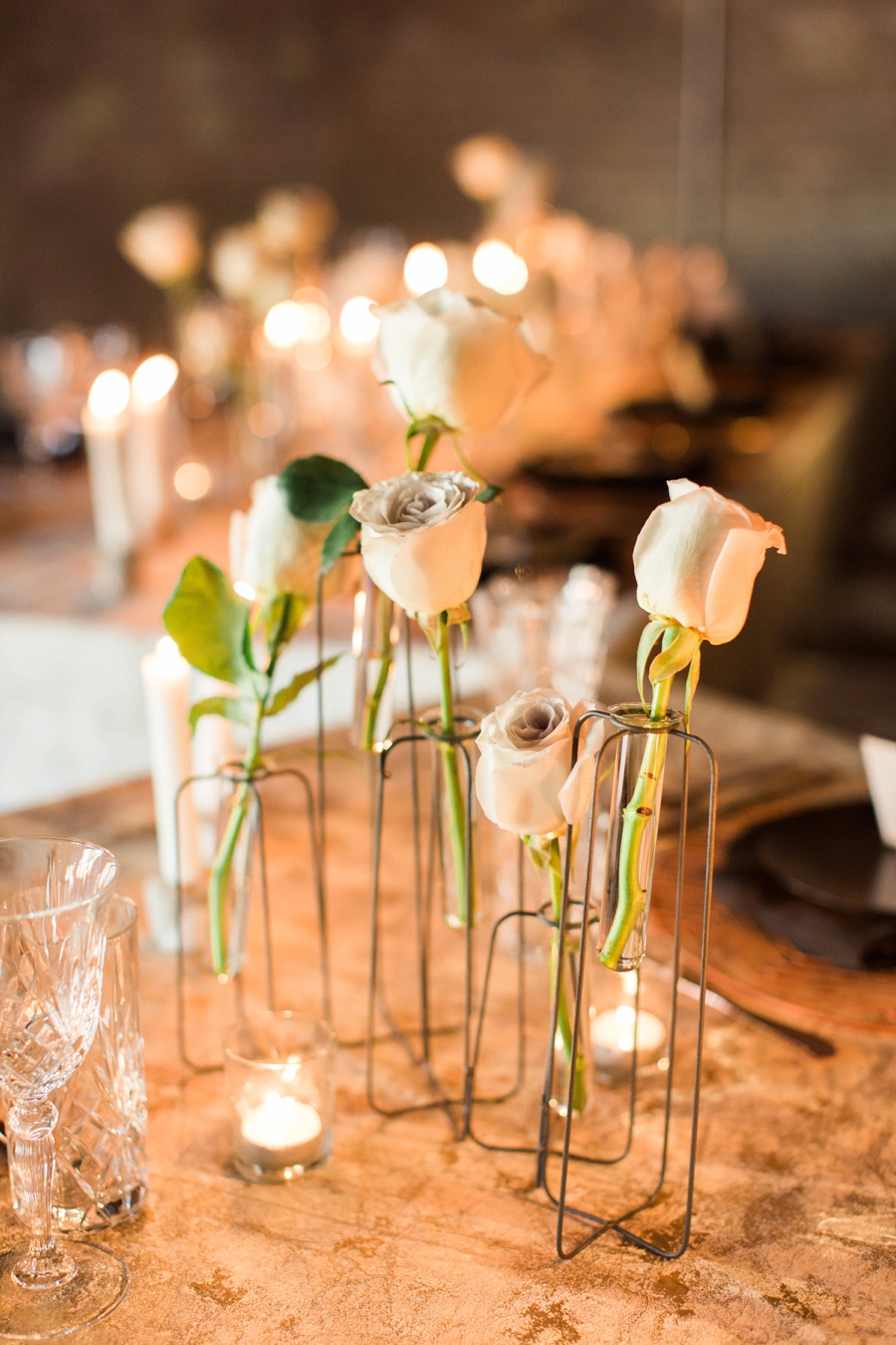 Modern Industrial Chic Wedding Inspiration via TheELD.com