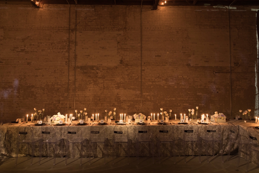 Modern Industrial Chic Wedding Inspiration via TheELD.com