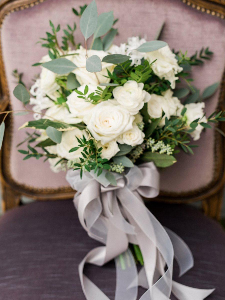 Elegant Lavender & Blue Coastal Wedding Inspiration via TheELD.com