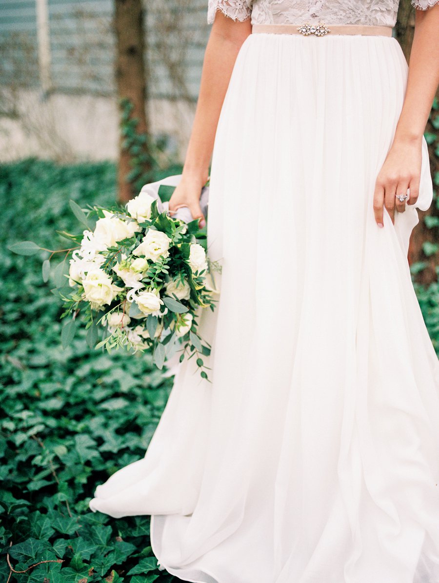 Elegant Lavender & Blue Coastal Wedding Inspiration via TheELD.com